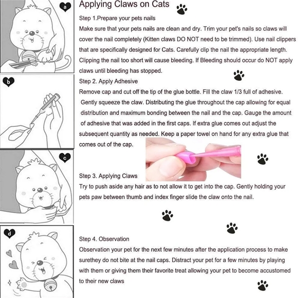 Glitter Nail Caps for Pets XS - Picture 2 of 3